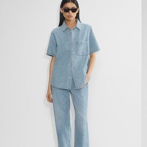 Denim Forum Light Blue Button Down Shirt